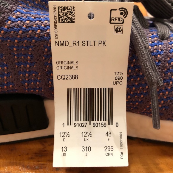 Adidas Men’s NMD_R1 STLT Primeknit Boost Running - Picture 6 of 8